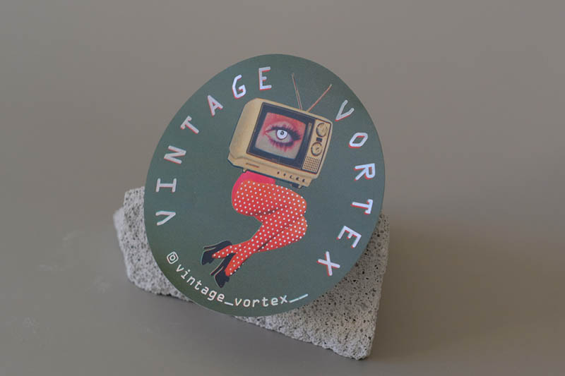 Holographic Foil & Full Colour Print on Matte Label Sticker