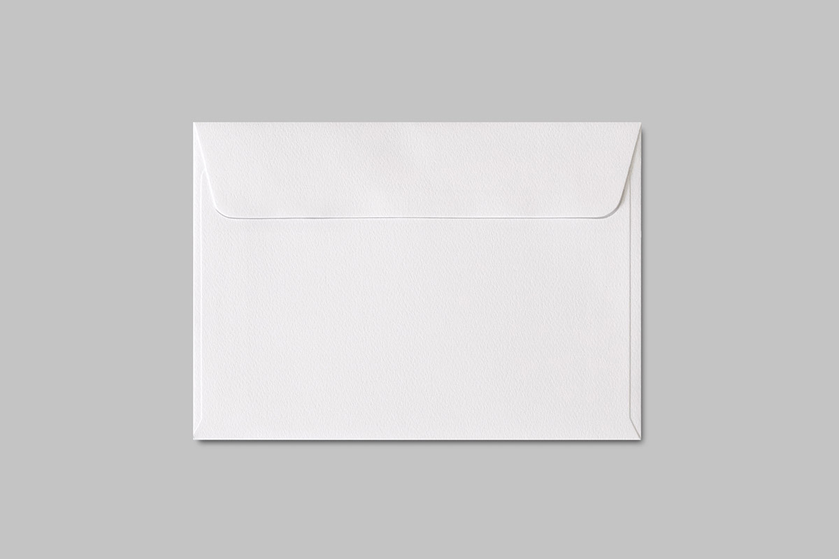 130 x 184mm White Envelope 120gsm