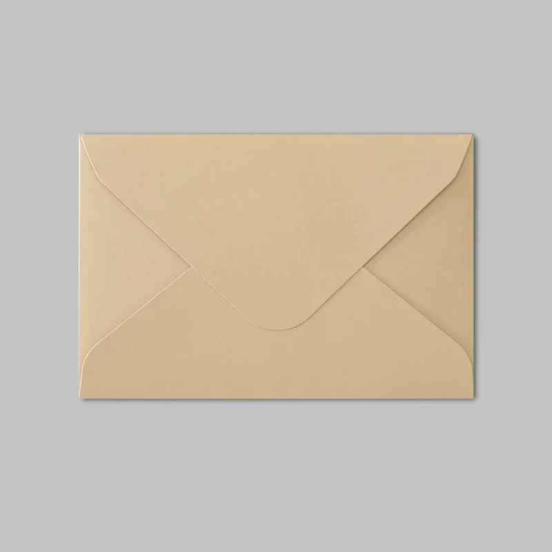 Envelopes | 130 x 190mm Euro Flap 200gsm - Butter