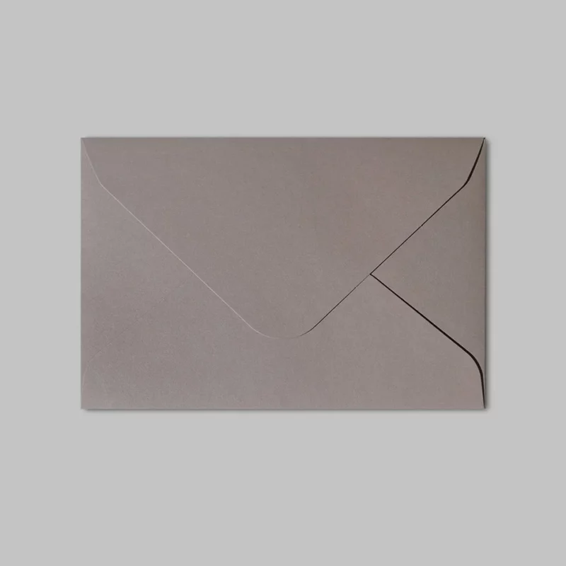 Envelopes | 130 x 190mm Euro Flap 200gsm - Cement