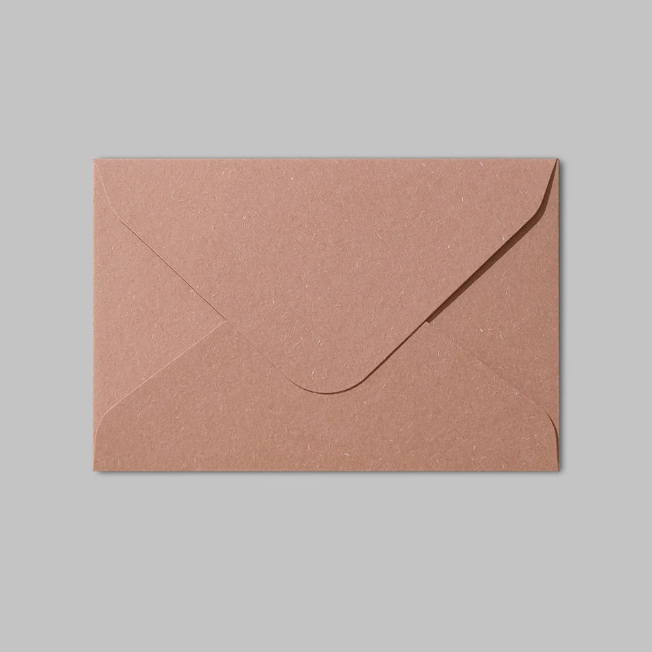 Envelopes | 130 x 190mm Euro Flap 200gsm - Pink Clay