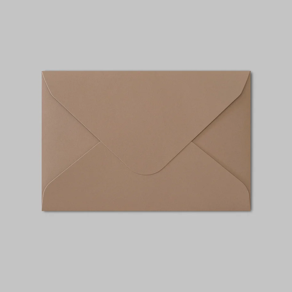 Envelopes | 130 x 190mm Euro Flap 200gsm - Milktea