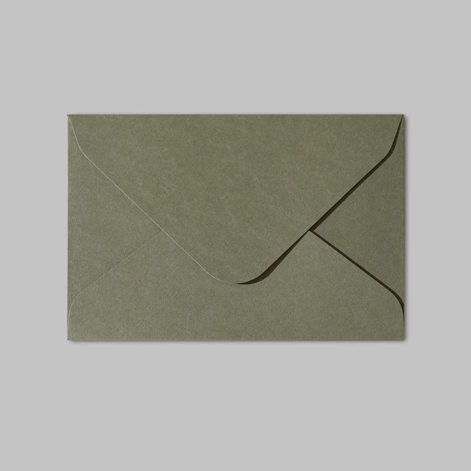 Envelopes | 130 x 190mm Euro Flap 200gsm - Moss