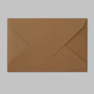 130 x 190mm Unsealed Envelopes 200gsm Euro Flap - Brown