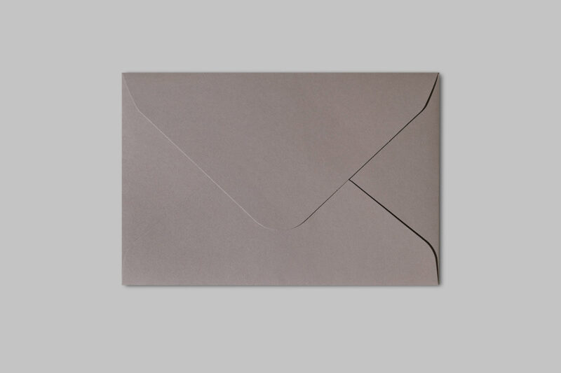 130 x 190mm Unsealed Envelopes 200gsm Euro Flap - Cement