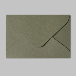 130 x 190mm Unsealed Envelopes 200gsm Euro Flap - Moss
