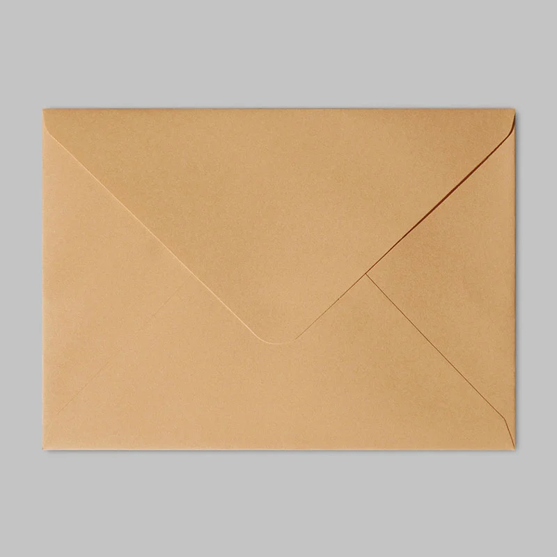 Envelopes | 140 x 190mm Rasha Euro Flap 130gsm - Ochre