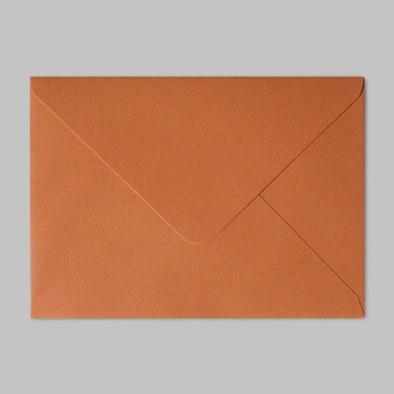 Envelopes | 140 x 190mm Rasha Euro Flap 130gsm - Rust