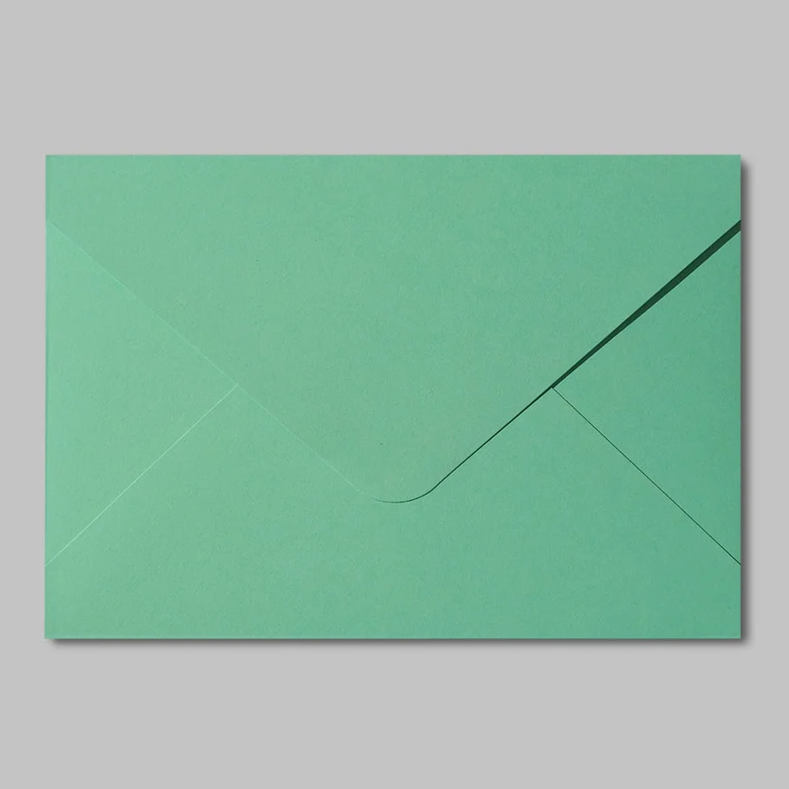 C5 Envelope Euro Flap Dark Green