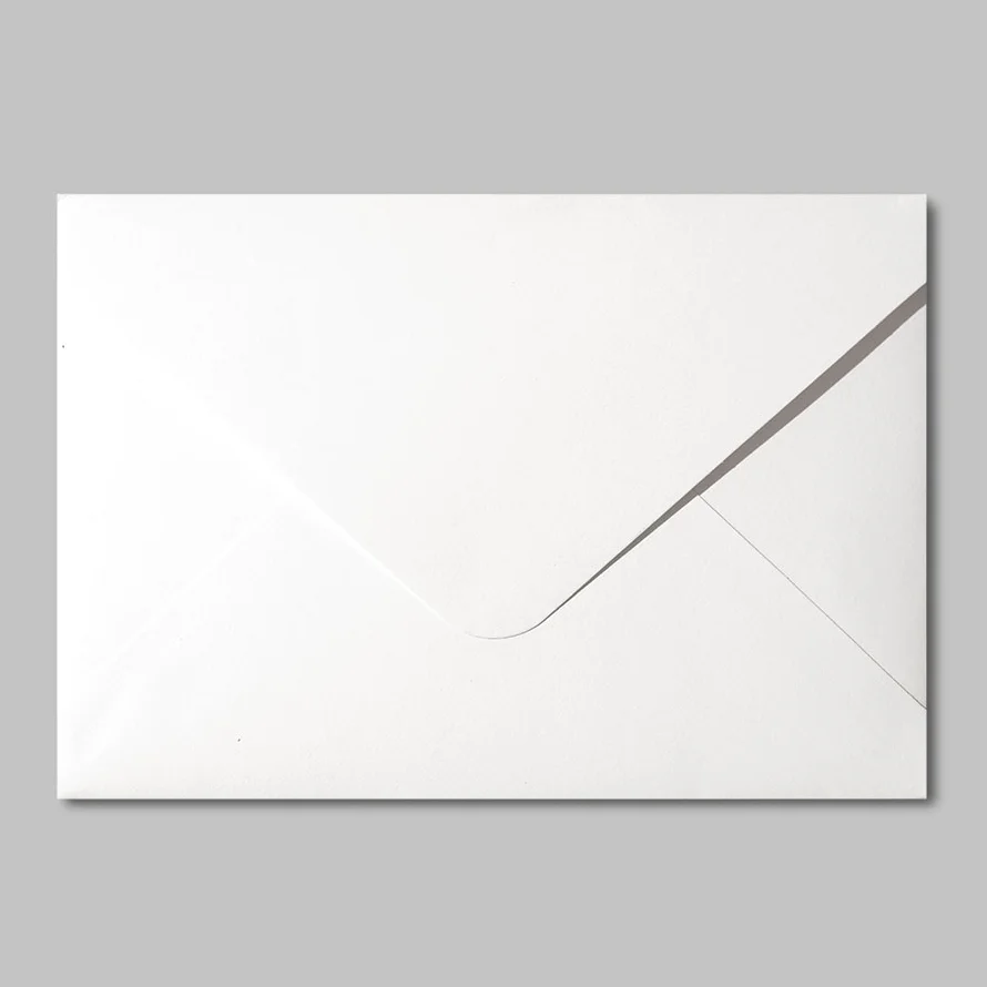 C5 Envelope Euro Flap White
