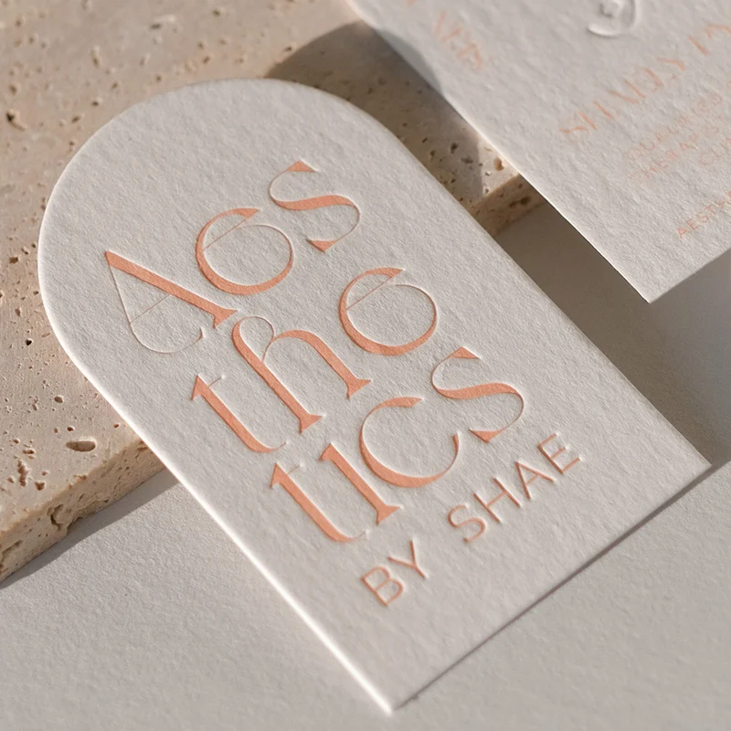 Letterpress Business Card - AESTHETICS BY SHAE_2